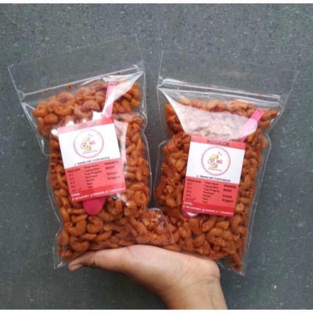 

Makaroni Pedas Nggacor versi Pouch