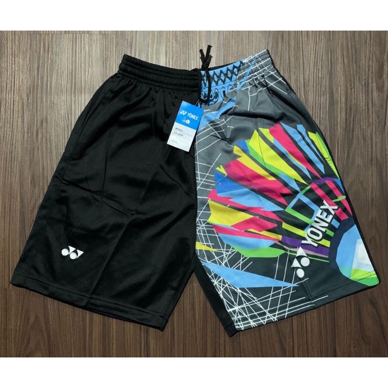 Celana Pendek Olahraga Motif Printing Pria / Wanita / Celana Olahraga Batminton  / Voli / Carfreeday