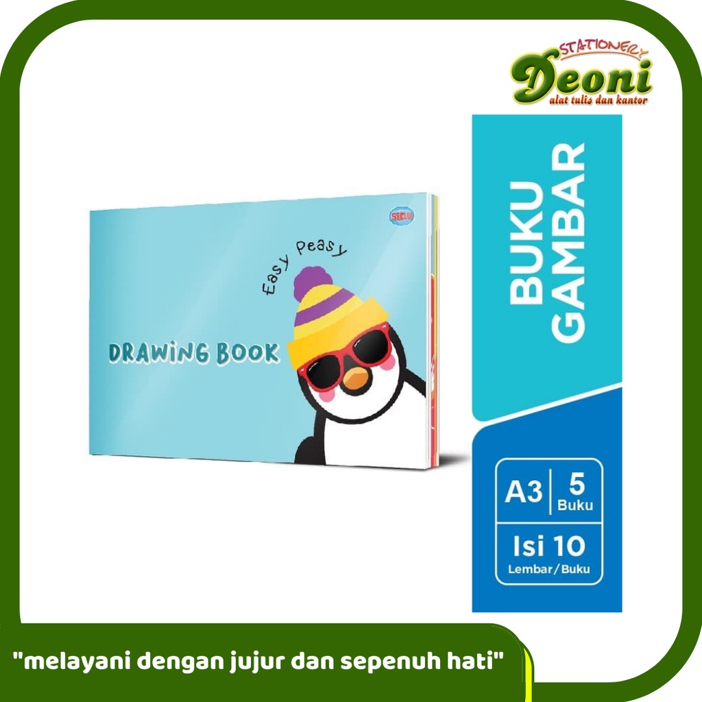 

SiDU Buku Gambar A3 - 5 Buku (10 Lembar)