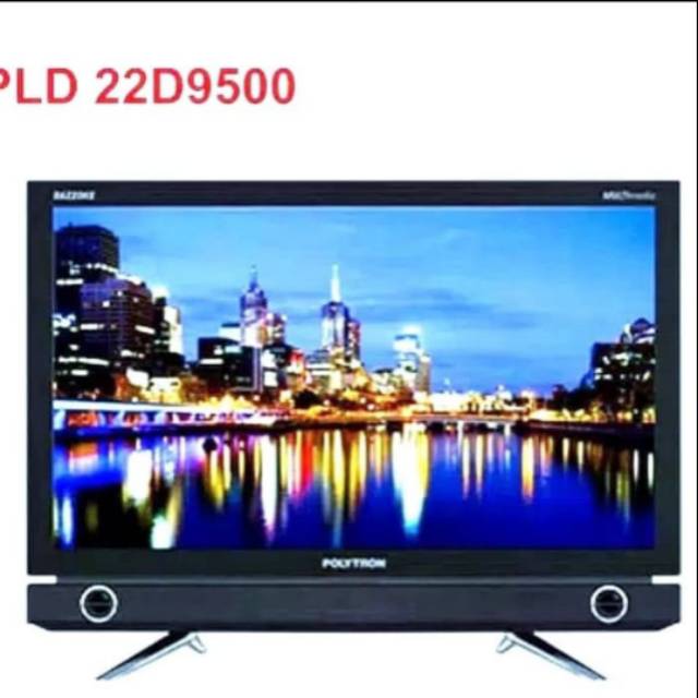 LED TV POLYTRON 22D9500 22 INCH GARANSI 5 TAHUN RESMI TERMASUK PANEL