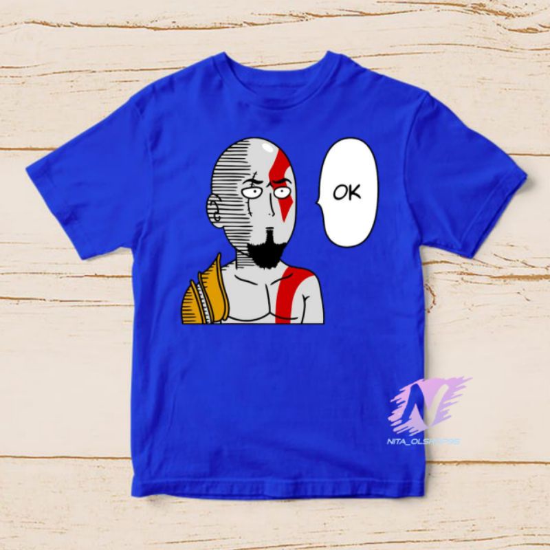 kaos anak one punchman godofwar