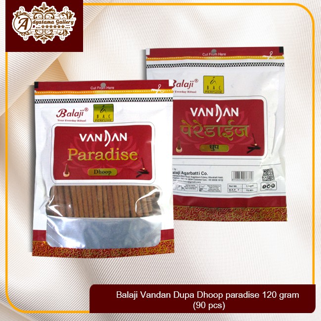 Balaji Vandan Dupa Dhoop paradise 120 gram (90 pcs)