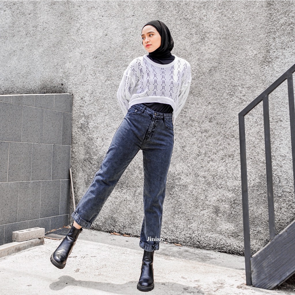 JINISO - HW Boyfriend Jeans 704 - 714 SLAYING BABE-5