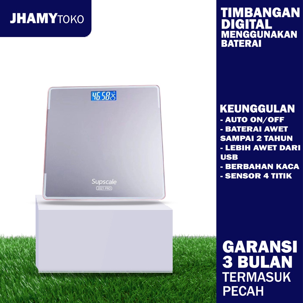 Timbangan Berat Badan Digital Timbangan Baterai Timbangan Berat Badan Murah Alat Timbangan Badan Digital Kuat Sampai 180 KG-6