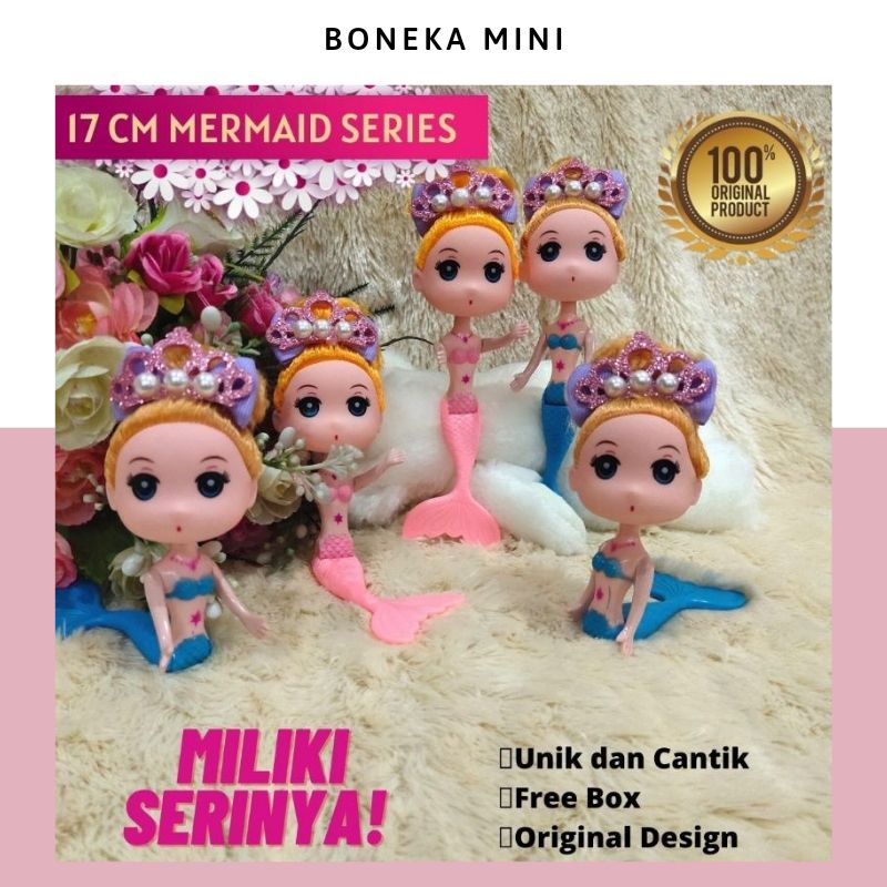 Limited Edition Boneka Mermaid Ikan Duyung 17 cm Cantik