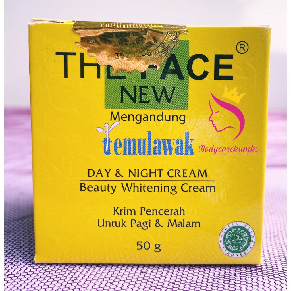 Cream Temulawak The Face Original BPOM - Siang Malam