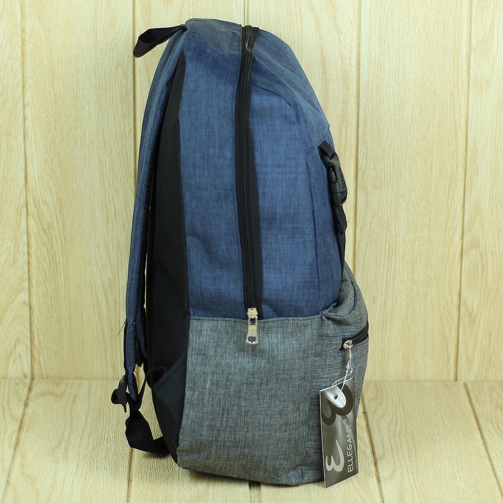 Back Pack Anello Abu Navy Ransel Perempuan Sekolah Trendy Berkualitas Tas Gendong SD SMP SMA