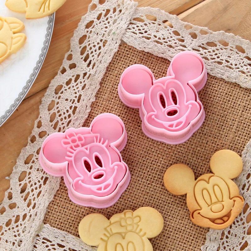 Cookie Cutter Mickey Minnie Mouse Cetakan Kue Kering Biskuit Roti Tawar Fondant Biscuit Fondan Mold