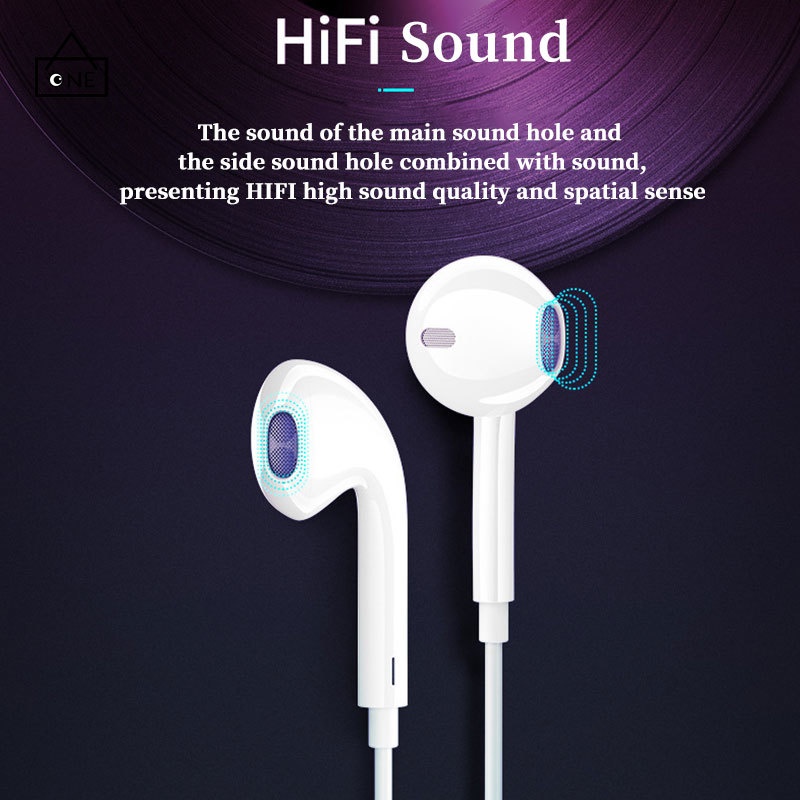 COD❤Headset Gaming Type C Earphone In Ear Bass headset Android Original Headphone Handsfree A one