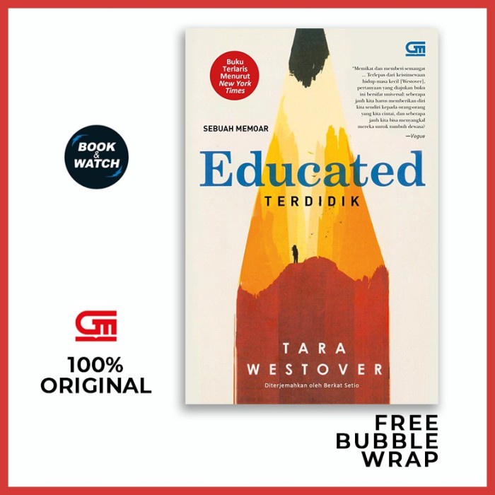 

DISKON SPESIAL READY STOCK TERDIDIK (EDUCATED) - SEBUAH MEMOAR - NOVEL ORIGINAL GPU TERMURAH