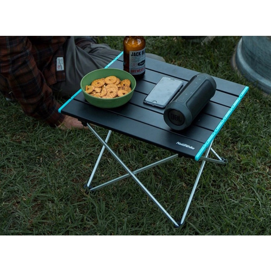 【COD】 Meja Lipat Outdoor Aluminium Kecil` Foldable Portable Alumunium Table` Camping Mancing Piknik Taman Ringan