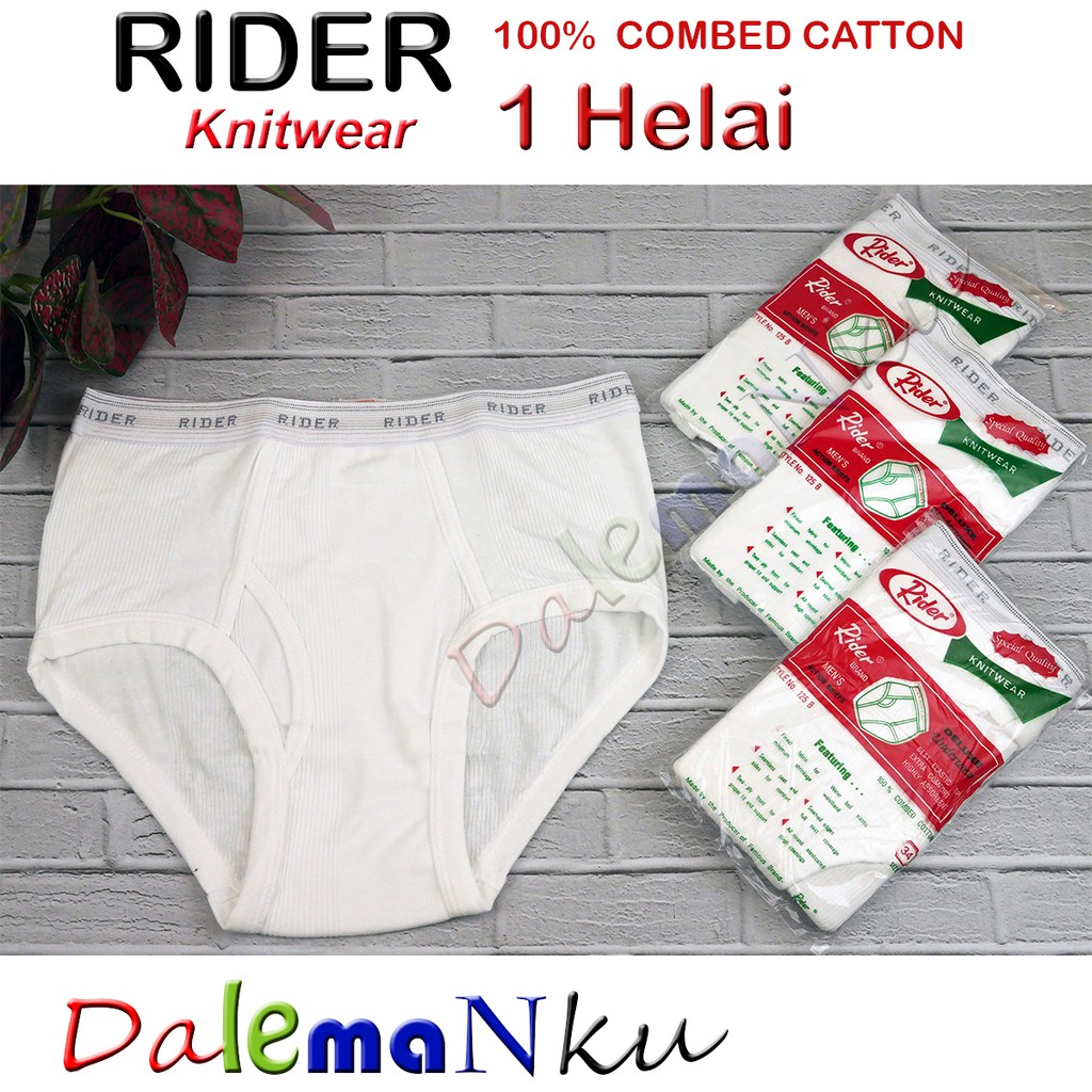 1 Helai Celana Dalam Rider KnitWear 125 B