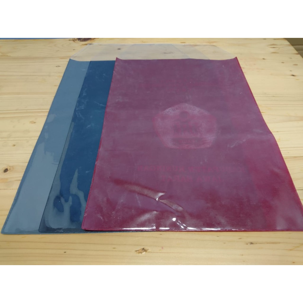 Sampul Ijazah Polos / Map Plastik Sampul Ijazah Polos