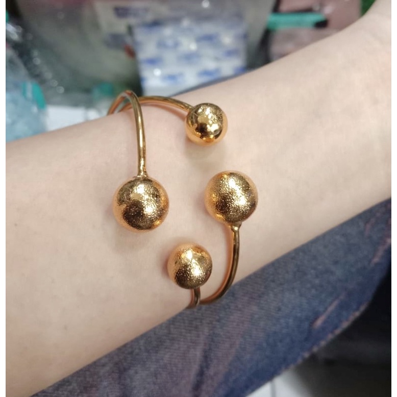 Gelang tangan wanita //gelang bangle//perhiasan wanita//gelang//gelang buka’an lapis emas