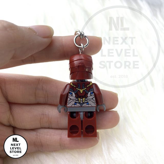 Gantungan Kunci LEGO Minifigure Avengers Iron Man KEYCHAIN