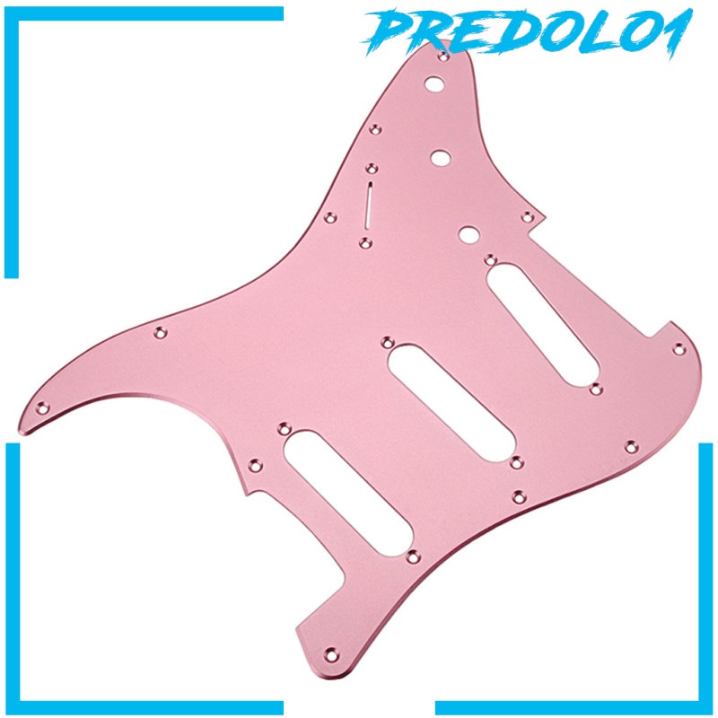 [PREDOLO1] Aluminum Alloy SSS Guitar Pickguard Accesssories Pickups for ST Guitar Gifts