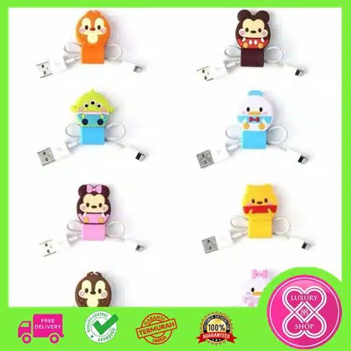 Part II - Pengikat Kabel Karakter Lucu / Cord Holder 3D
