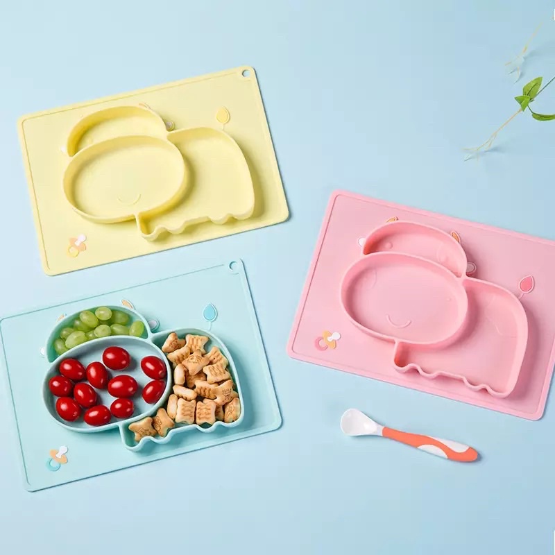 Baby silicone plate - piring bayi silikon