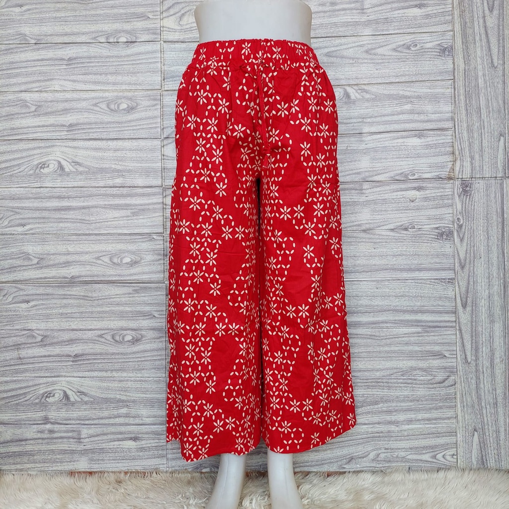 Kulot panjang katun motif keren-motif no.31