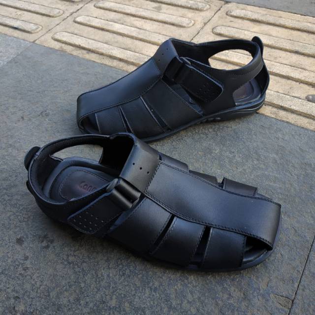 Sendal Sepatu Brongsong pria asli kulit sapi