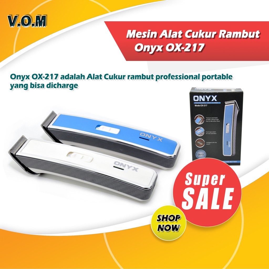 VOM Mesin Alat Cukur Rambut Onyx OX-217 / Shaver / Clipper - 0243