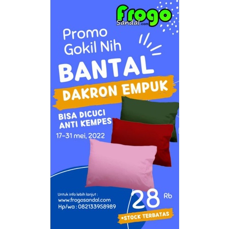 Bantal dewasa 45 x 65 cm