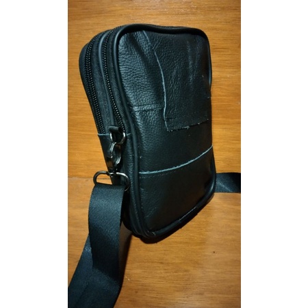 tas pinggang hp kulit asli