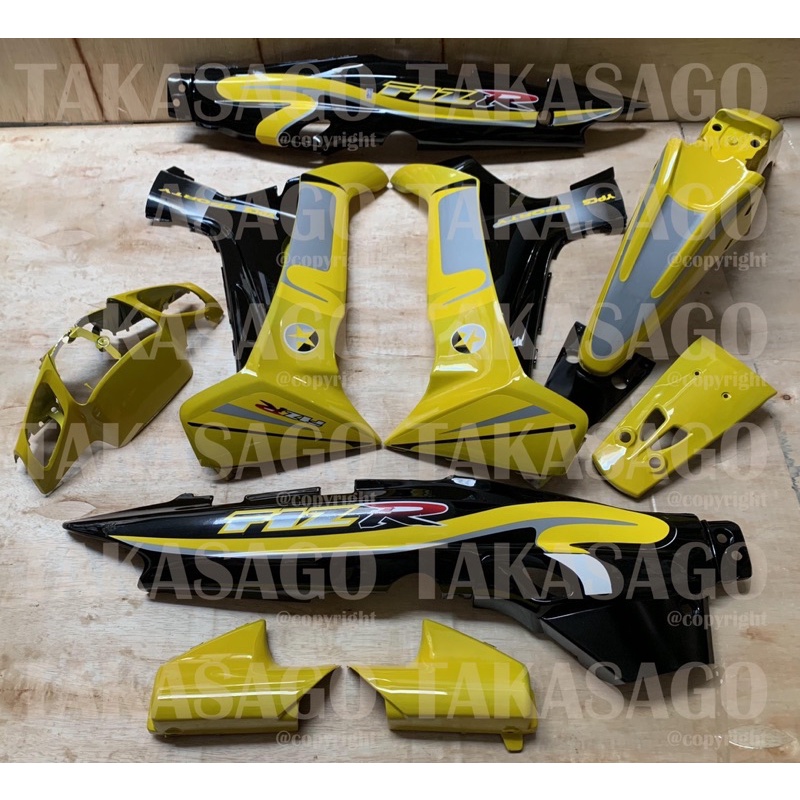 Cover Body Fizr F1zr Caltex Kuning Hitam Full Set Halus Cover Bodi Yamaha Fiz r