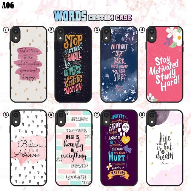 Hardcase 3D Fullprint/ Hardcase 2D Coating Mutiara / Cuatom Case
