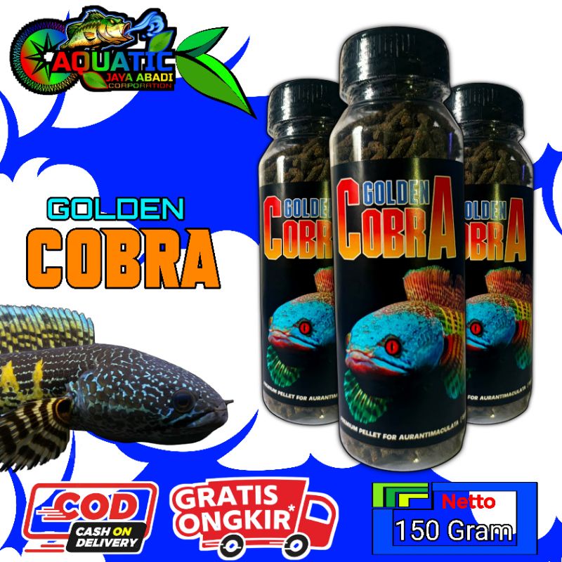 Pelet Auranti Golden Cobra 160 Gram Pakan Channa Auranti