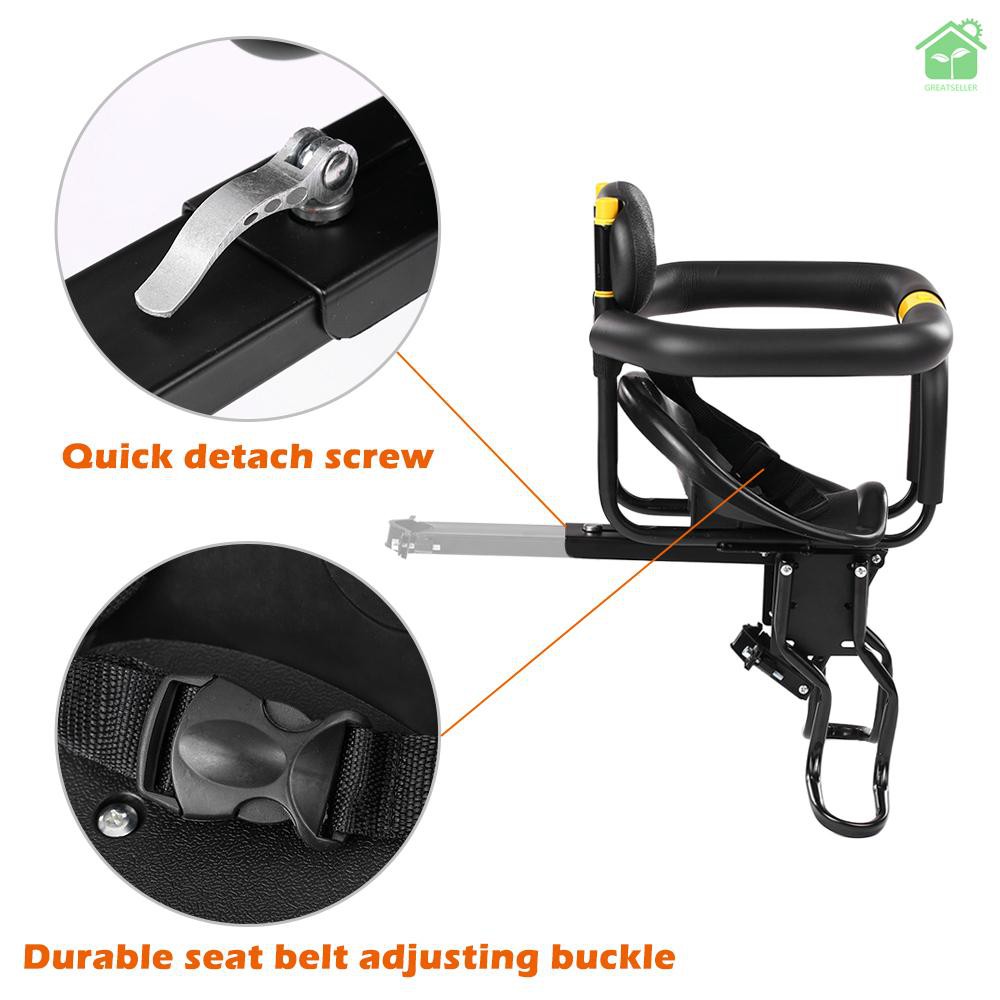 bike with kid seat in back