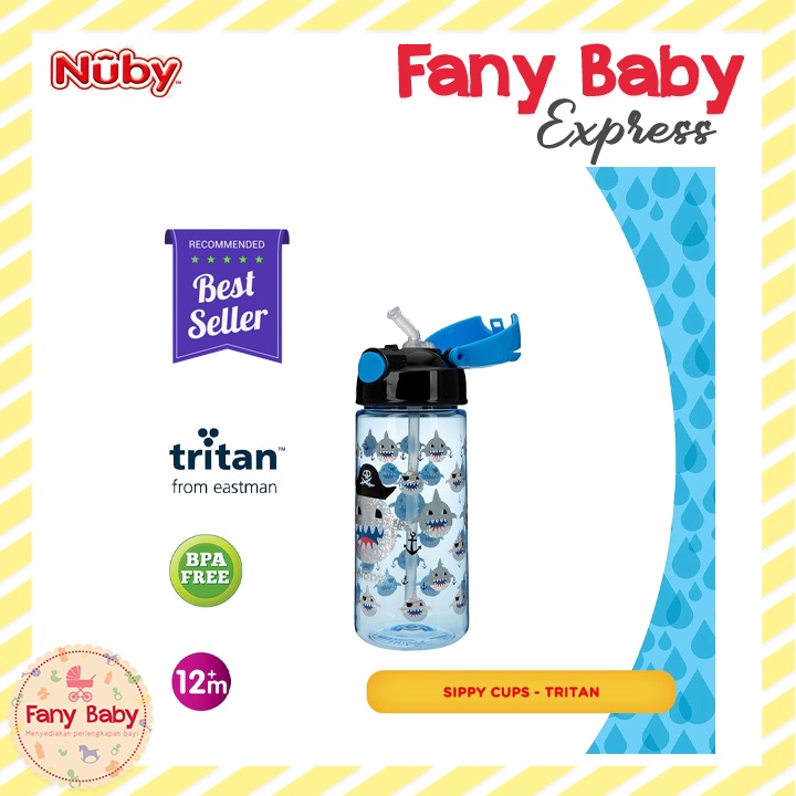 NUBY TRITAN FLIP IT GLITER 532ML