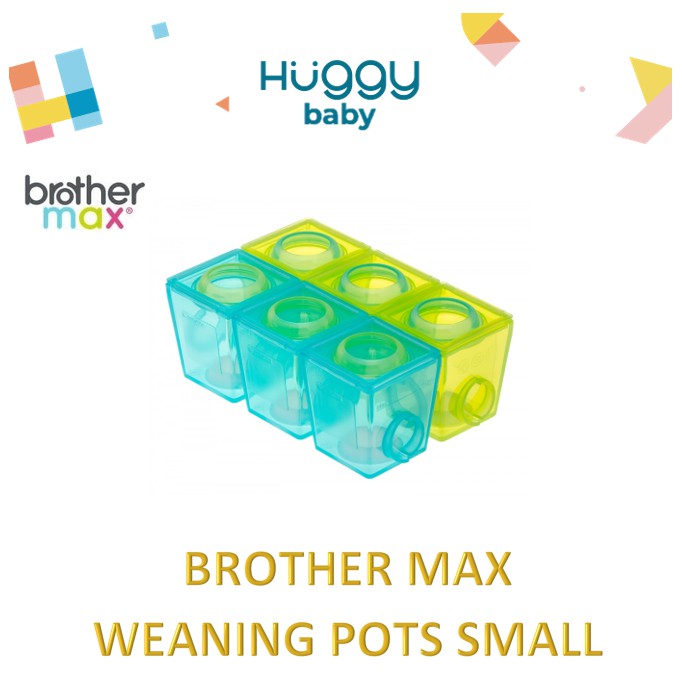 Brother Max 1st Stage Weaning Pots SMALL Wadah Penyimpanan MPASI Anak