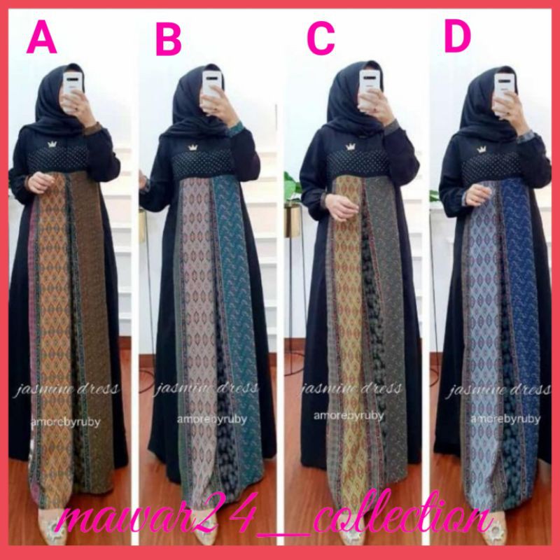 (COD) BAJU PAKAIAN FASHION WANITA CEWE GAMIS JASMINE DRESS AMORE BY RUBY ORIGINAL TERBARU LILAC