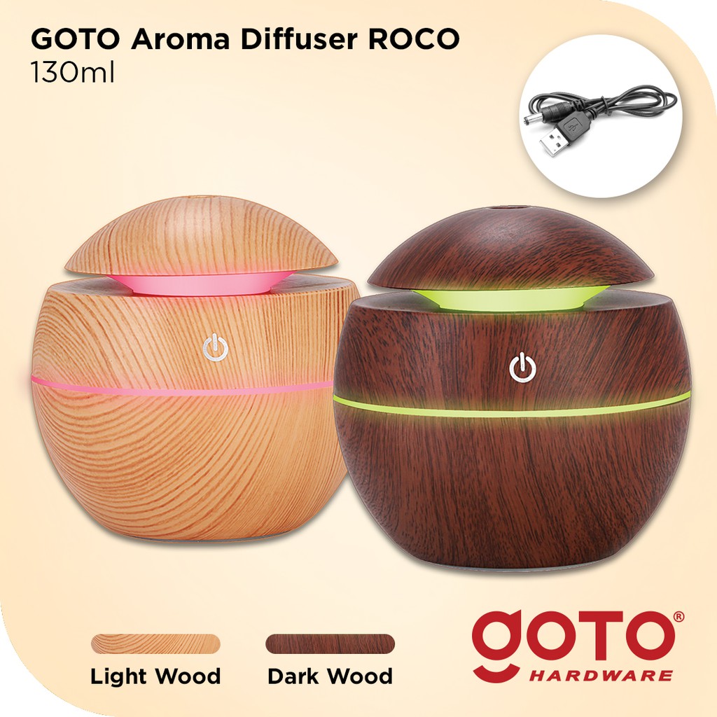 Goto Roco Humidifier Diffuser Aroma Terapi Essential oil Pelembab