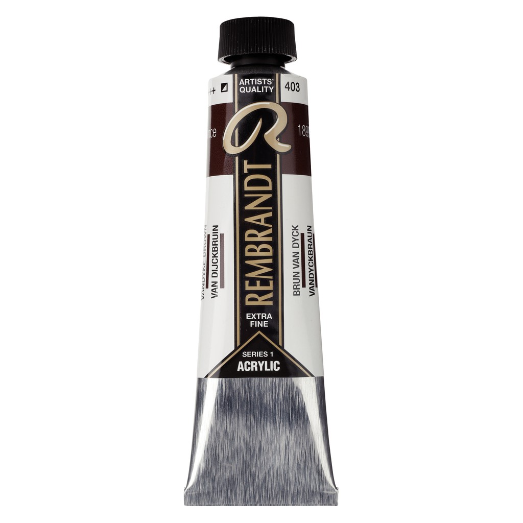 

Rembrandt Acrylic Colour Tube 40ml Brown Series