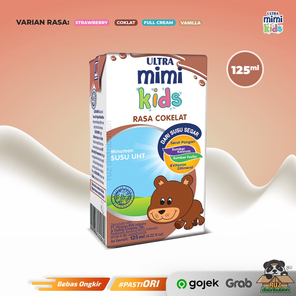 

Susu Ultra Mimi Kids 125ml - Susu UHT Anak 125ml