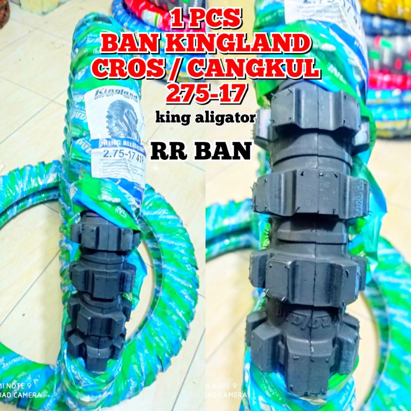 ban montor kingland king aligator 275-17 ban cross ban cangkul ban rimba ban honda supra revo vega j