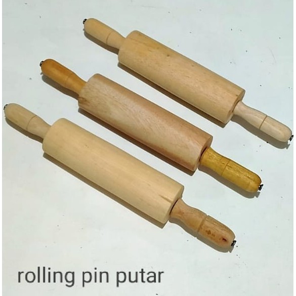 Penggiling Adonan Kue Dari kayu / Rolling pin / Roll pin