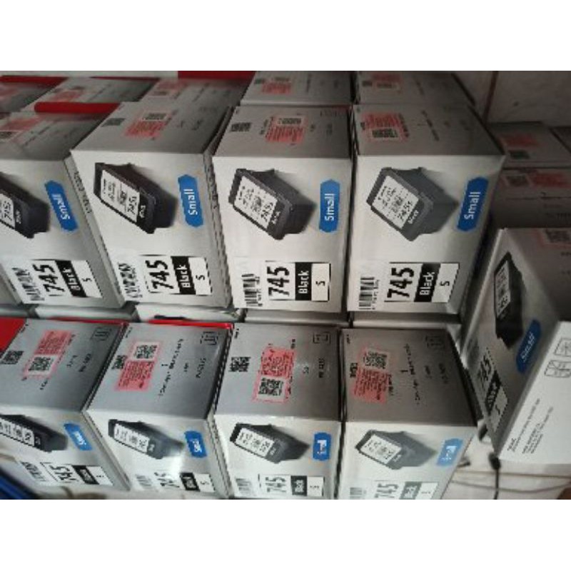 Cartridge canon 745s dan 746s original 100% printer canon MG2570S IP2870 IP2872 IP2870S MG2570S MX497 TS307 TR4570S free bubbel dan dus