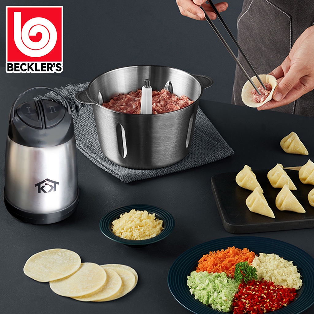 Blender daging chopper 2L Baja tahan karat Serbaguna Multifungsi /Mesin Penggiling Daging Sayur Buah/Food Processor