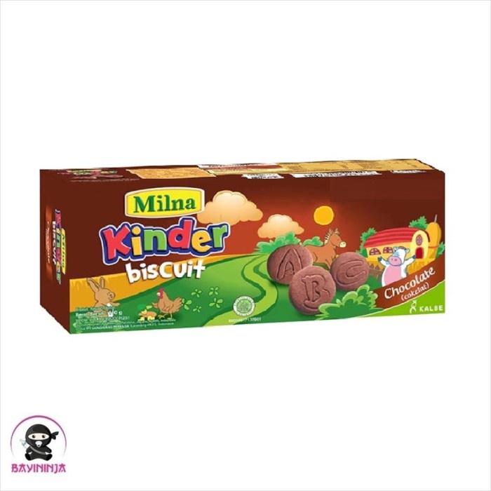 

MILNA Kinder Biskuit Chocolate Cokelat 110 g T-Ninjabayi 01