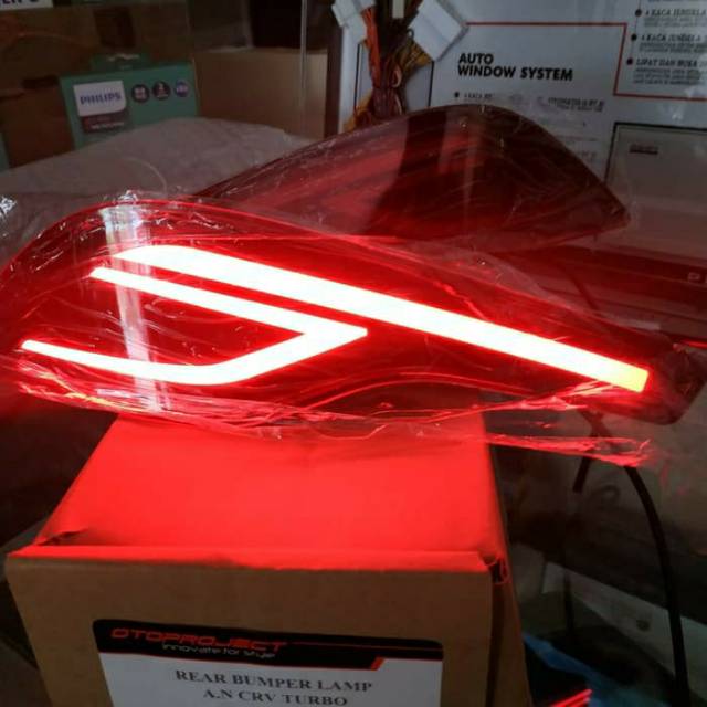 rear bumper lamp crv turbo / rear brake lamp crv turbo