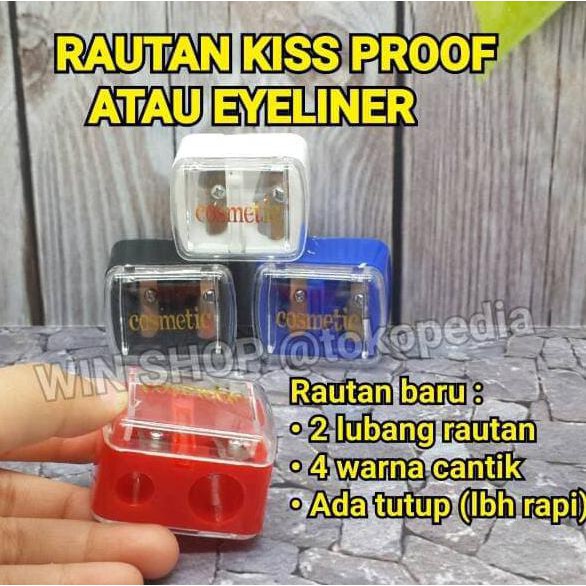

Alat Kerikan / Rautan Lipstik Dual ( Lipstick Sharpener ) / Serutan