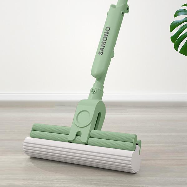 Samono Alat Pel Lantai Spongemop 2 in 1 Pel Lantai Karet Hand Wash Free Daya Serap Tinggi SCM008