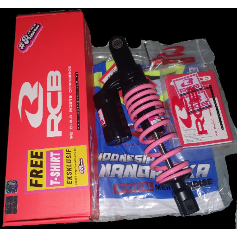 SHOCKBREAKER RCB PRINCESS PINK MB2 330mm 305m VARIO 125 150 SCOOPY FI BEAT MIO XEON XRIDE FINO GENIO
