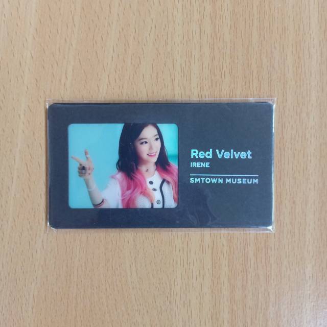 IRENE RED VELVET SMTOWN MUSEUM BOOKMARK PHOTOCARD