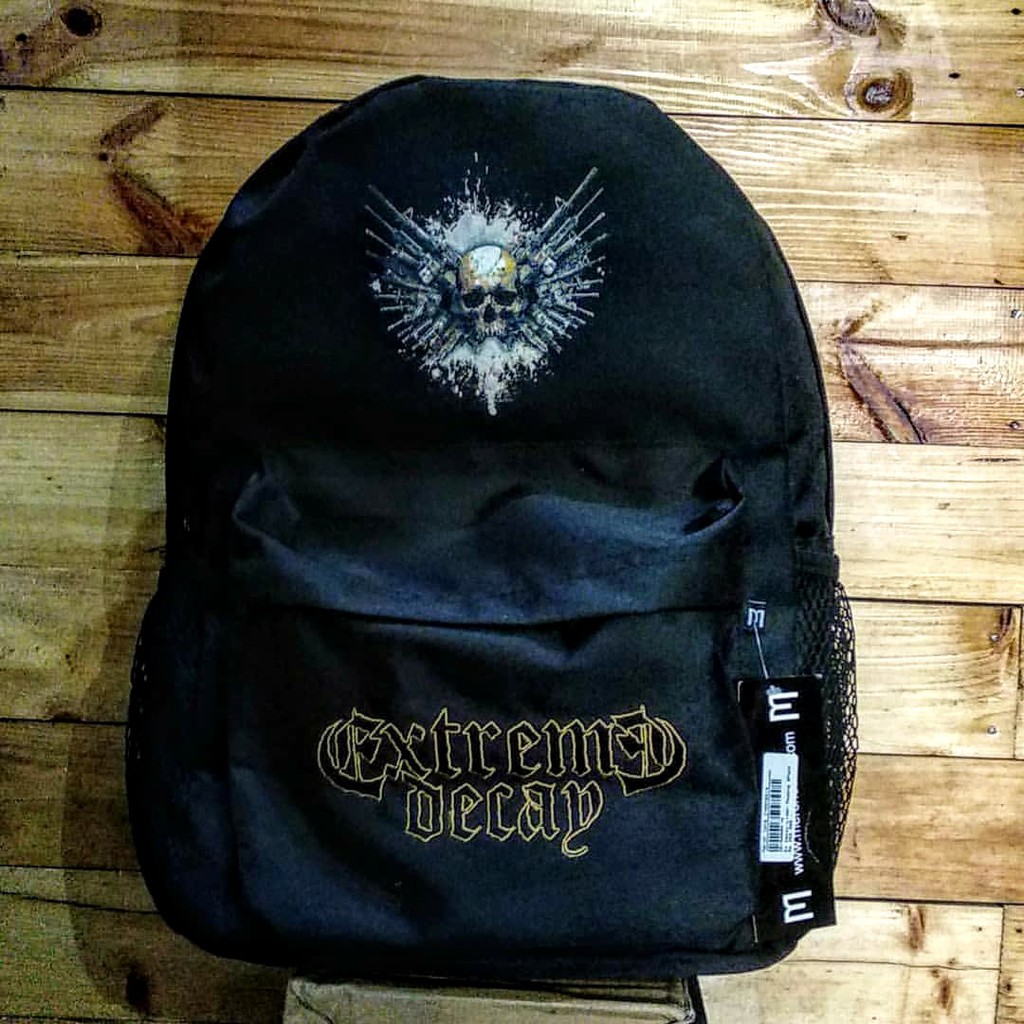 EXTREME DECAY BACKPACK TAG MERCHONS