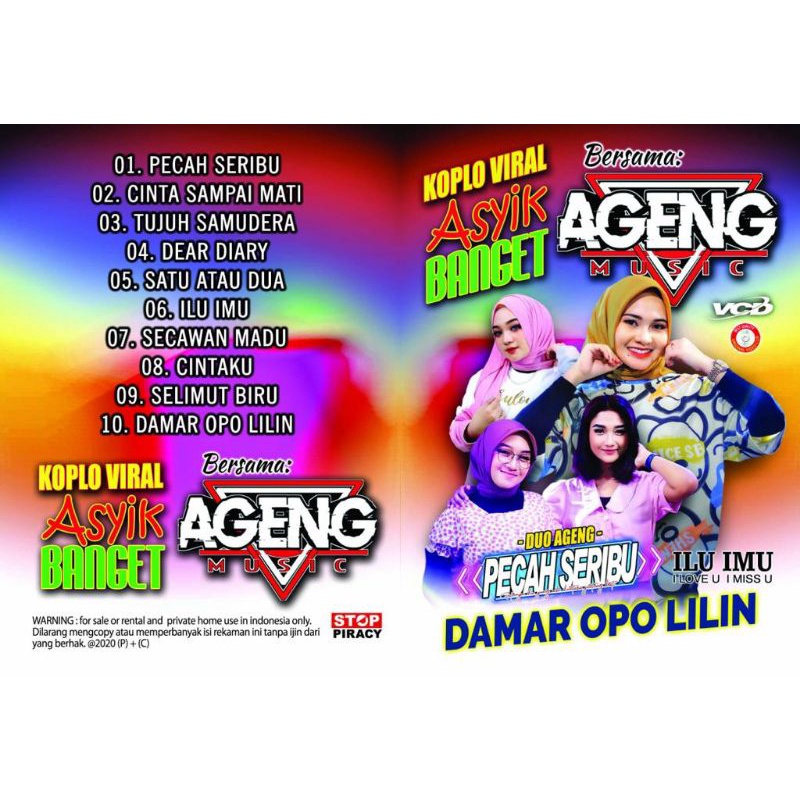 VCD AGENG MUSIC DAMAR OPO LILIN