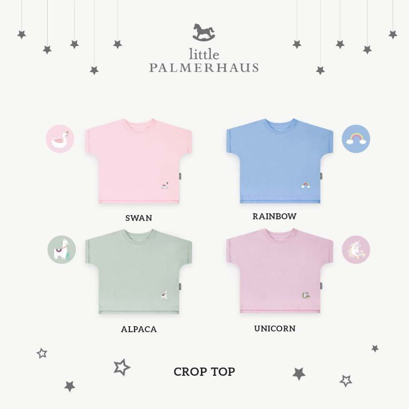 Little Palmerhaus - Crop Top (Baju Pendek) 2-5 Tahun